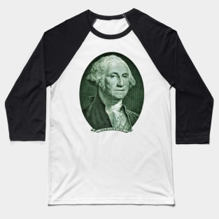 George Washington Patriot Dollar Baseball T-Shirt